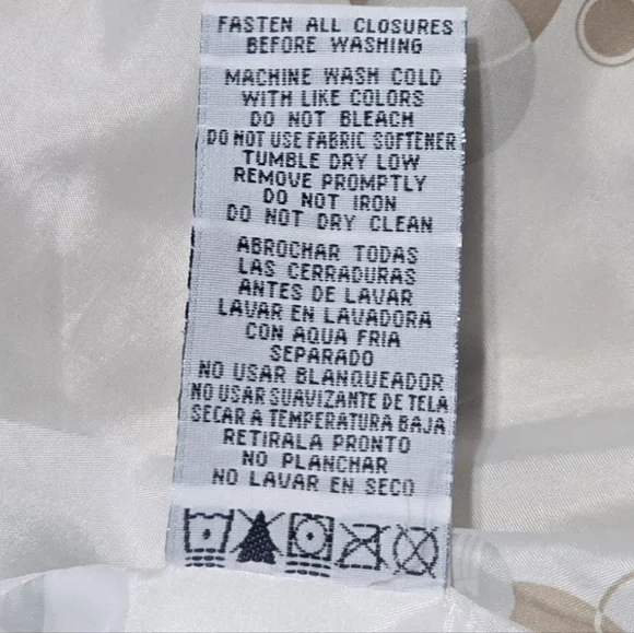 Free Country Rain Rain Go Away Women's Beige Raincoat Sz XL Outerwear Outdoor - Picture 7 of 9